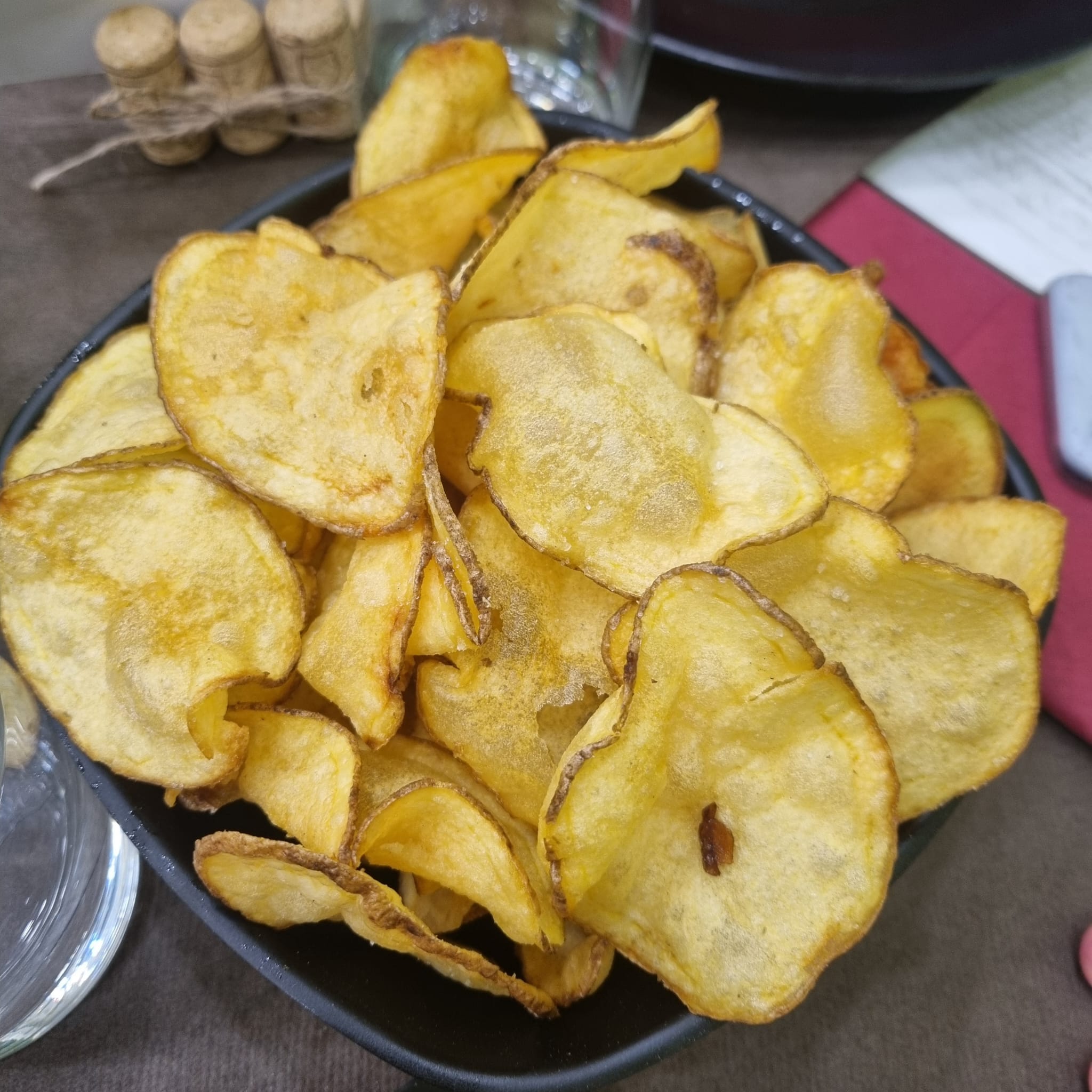 Patate chips croccanti Acqua e Farina Castrolibero